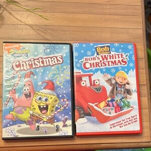 Nickelodeon SpongeBob SquarePants and Bob the Builder Christmas DVD Set